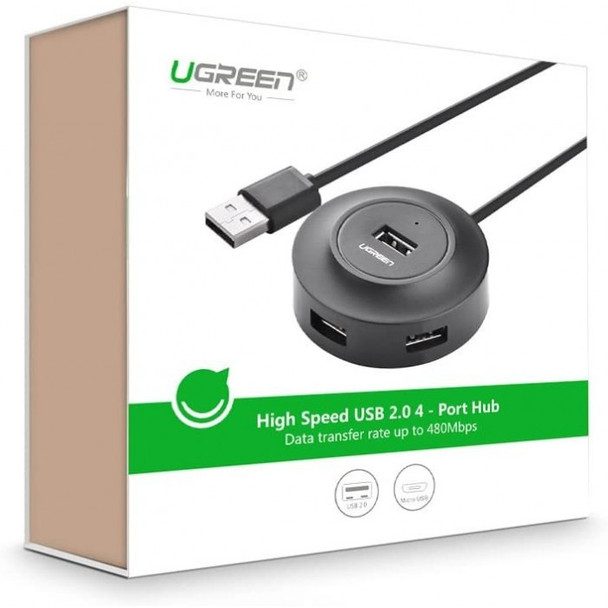UGREEN USB 2.0 Hub 4 Ports | CR106 | 20277
