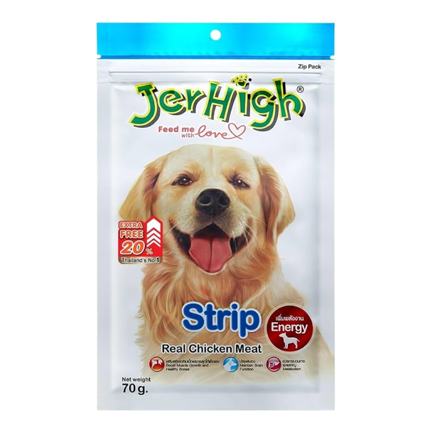 JerHigh Chicken Stick Dog Treats 70 g x12 | 911121