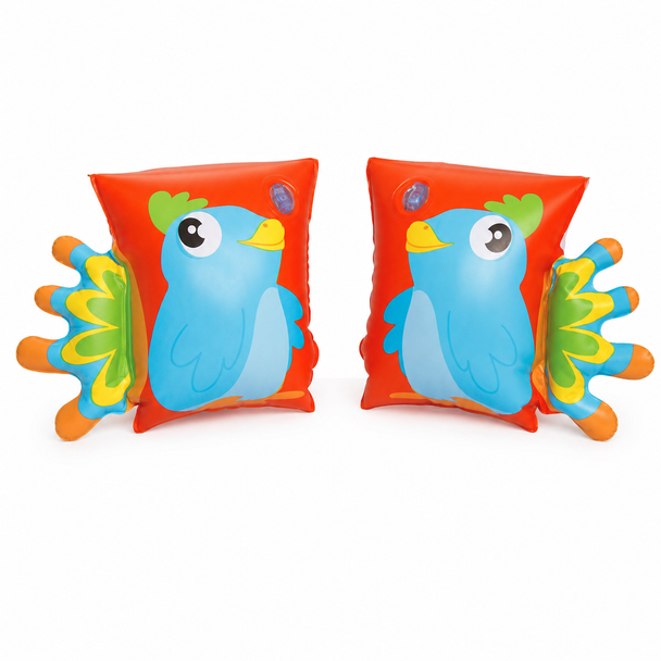 Bestway Green Dinosaur Inflatable Swim Armbands 23 x 15 cm - 32115 Design 2