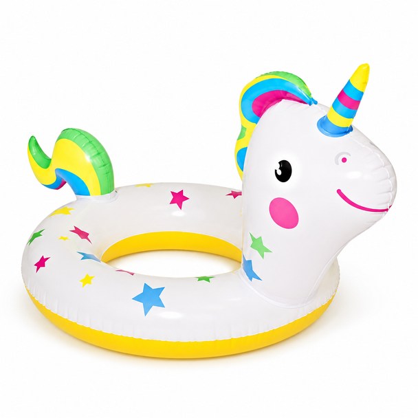 Bestway Lil’ Pal White Unicorn Inflatable Swim Ring 79 x 58 cm - 36128