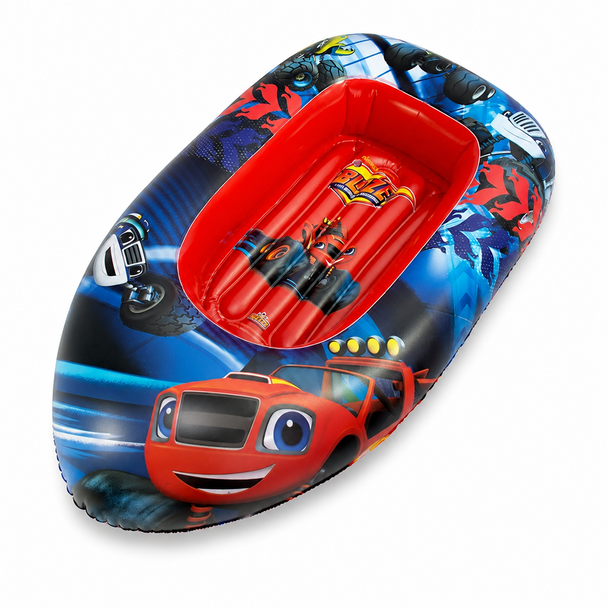 Blaze Monster Machines Inflatable Kiddie Boat for Kids Model 2129