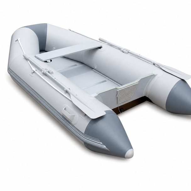 Bestway Hydro-Force Caspian Pro Grey and White Inflatable Sport Boat 280 x 152 x 42 cm - 65047