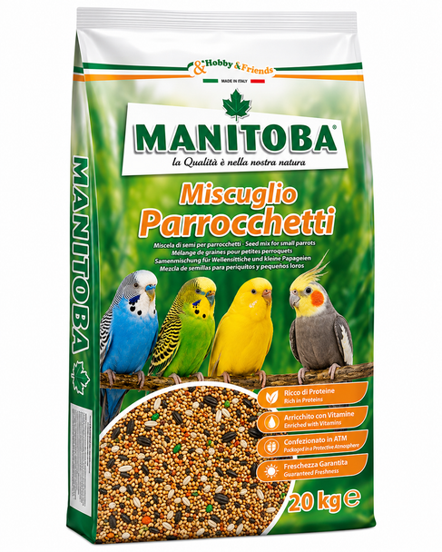 Manitoba Miscuglio Parrocchetti Bird Food 20 Kg | 60300