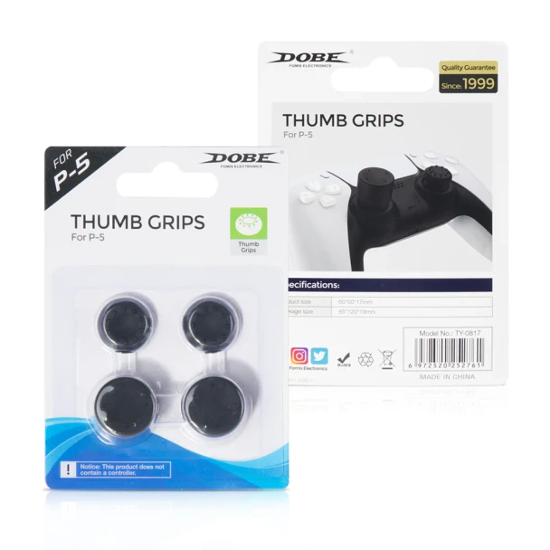 DOBE Thumb Grips for PlayStation 5 DualSense Controller