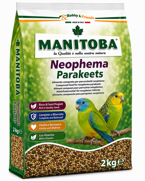 Manitoba Neophema Parakeets Bird Food 2 Kg | 26323
