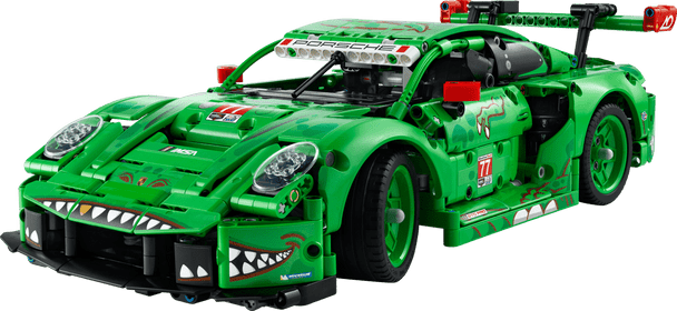 LEGO Technic Porsche 911 GT3 R REXY AO Racing Car Dinosaur Design 1313 Pieces - 42224