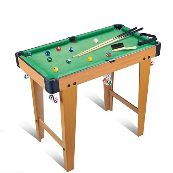 Kids Wooden-Style Pool Table with Accessories | 2387-1