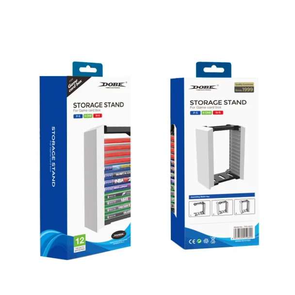 DOBE Game Storage Stand for 12 Physical Game Discs