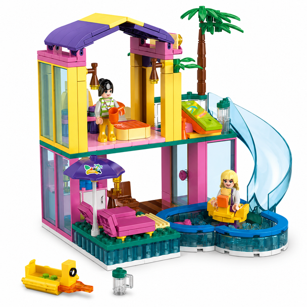 COGO Bon Voyage Water Park 380-Piece Multicolor Building Block Set - 4589
