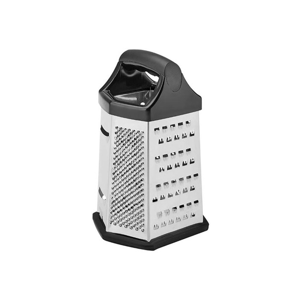 Karaca Hexagon Silver Stainless Steel Box Grater - 153.03.06.7832