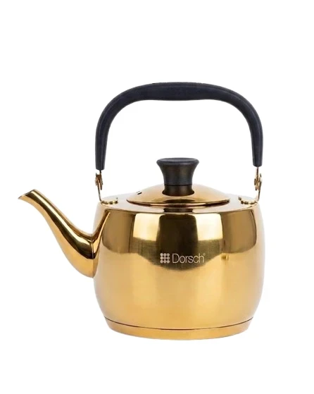 Dorsch Stainless Steel Tea Kettle 1.5L Gold | DH-02919