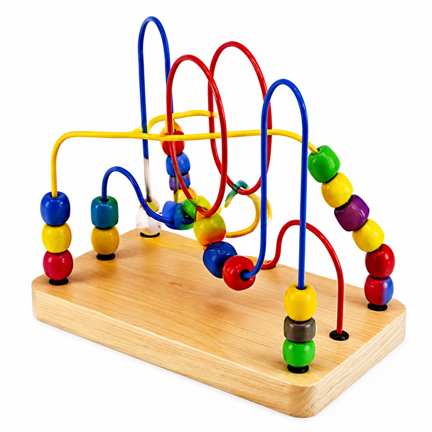 Viga Large Wooden Wire Beads Maze | 58374