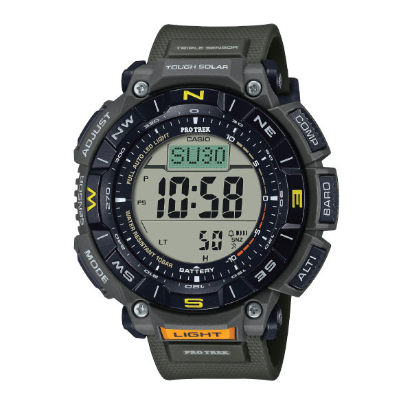 Casio PRO TREK Solar Watch - Green | PRG-340-3DR