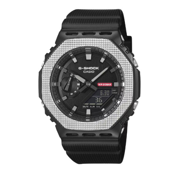 Casio G-SHOCK Men Watch - Black / Silver | GM-2100BM-1ADR
