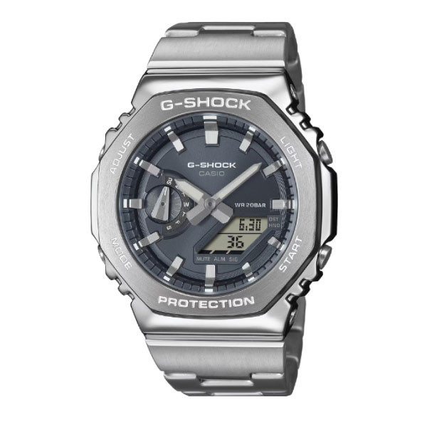 Casio G-SHOCK Casual Men Watch - Grey / Silver | GM-2110D-8ADR