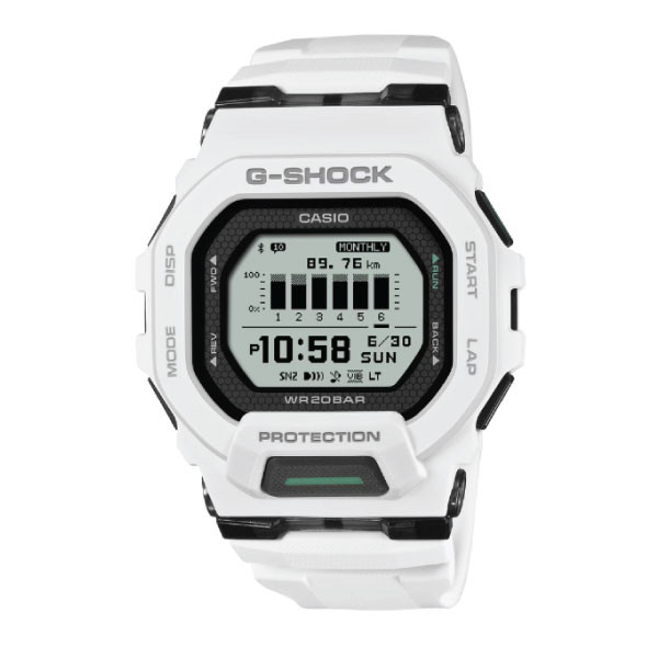 Casio G-SHOCK Bluetooth Digital Men Watch - White | GBD-200-7DR