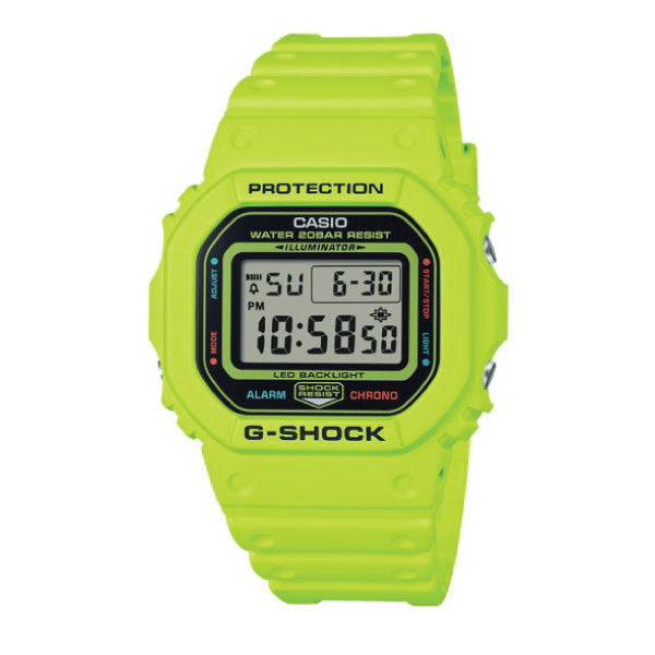 Casio G-SHOCK Energy Pack Casual Men Watch - Yellow | DW-5600EP-9DR