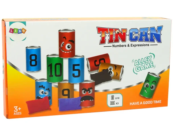 Tin Can Numbers & Expressions Alley Toss Game | WT6635