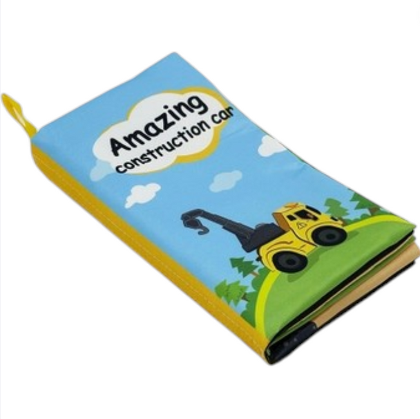 Transportation Cloth Book with Mini Vehicles | HF-A005K