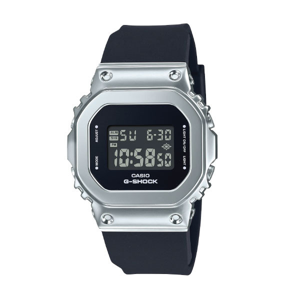 Casio G-SHOCK Metal Women Watch - Silver / Black | GM-S5600-1DR