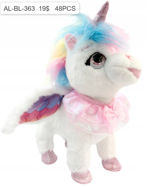 Winged Rainbow Unicorn Plush Toy | AL-BL-363