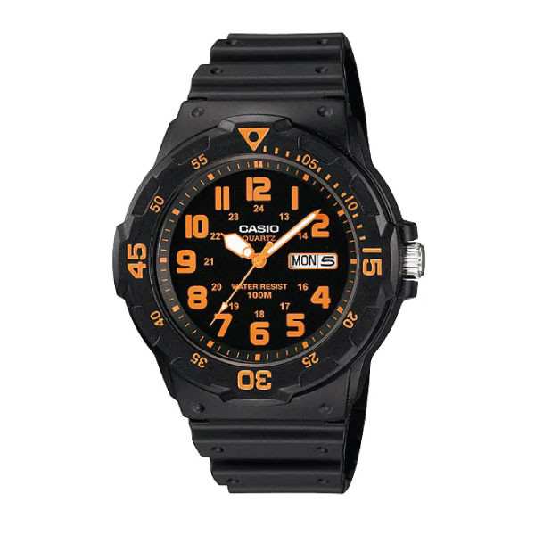 Casio Unisex 3-Hand Watch - Black | MRW-200H-4BVDF