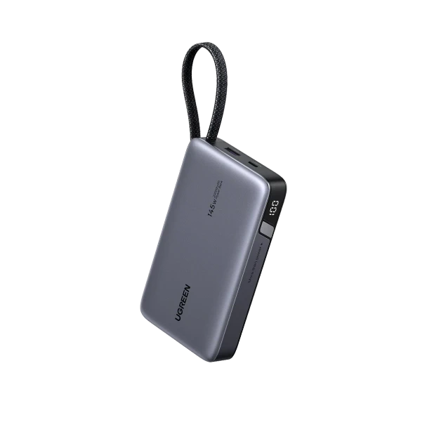 UGREEN Nexode PB551 20000mAh 145W Power Bank with Built-in USB-C Cable | 55992