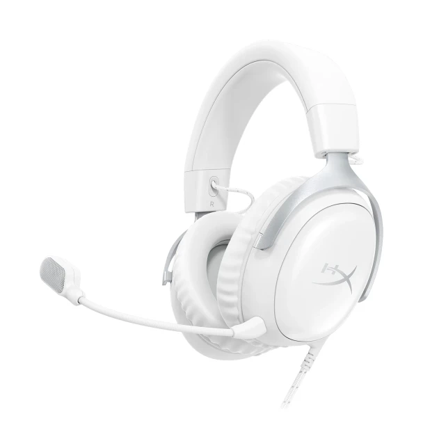 HyperX Cloud III Wired Gaming Headset - White | BS7C1AA