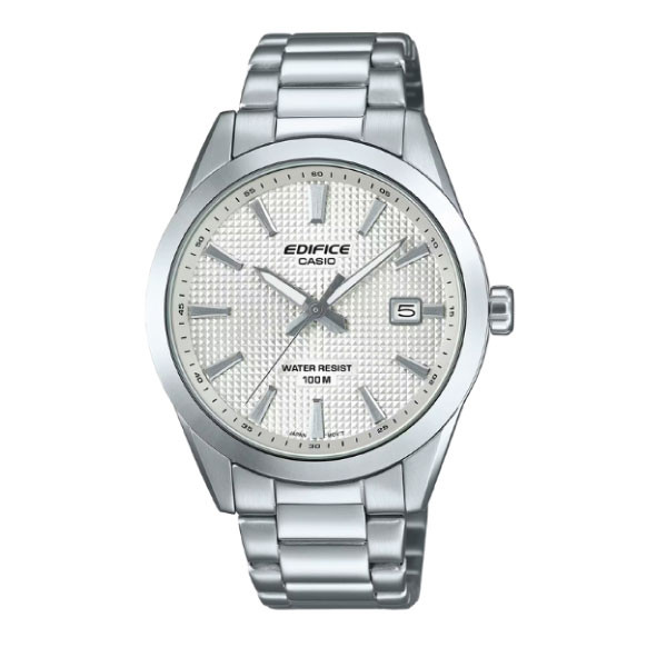 Casio Edifice Men Analog Watch - Silver White | EFV-160D-7AVDF