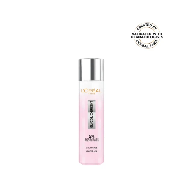 L'Oréal Paris Glycolic-Bright Glowing Peeling Toner with 5% Glycolic Acid 128ml