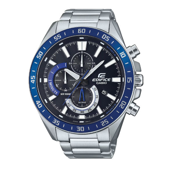 Casio Edifice Men Chronograph Watch - Blue Silver | EFV-620D-1A2VUDF