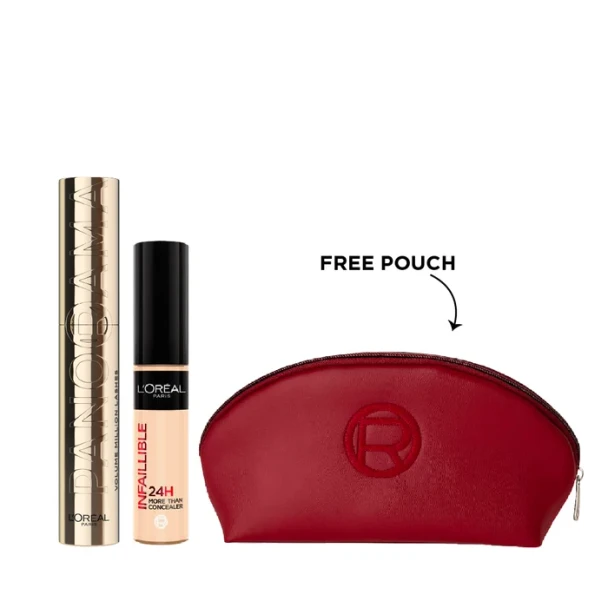 L'Oréal Paris Voluminous & Infallible Bundle + Free Pouch