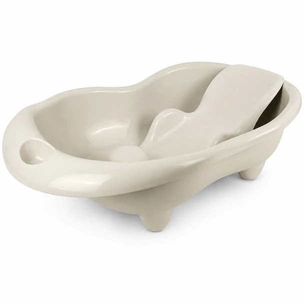 Dolu Baby Bathtub with Bath Seat – Cream | 7268