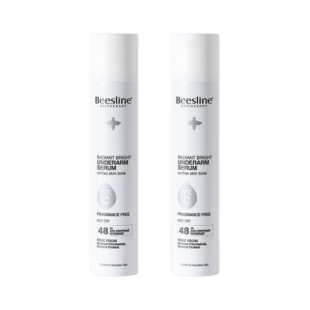 Beesline Radiant Bright Underarm Serum - Fragrance Free (1+1)