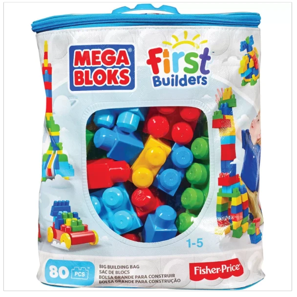 MEGA BLOKS Big Building Bag 80 pcs - Boys | DCH63