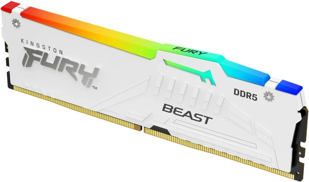 Kingston FURY Beast White RGB EXPO 16GB DDR5-5600 | KF556C36BWEA-16