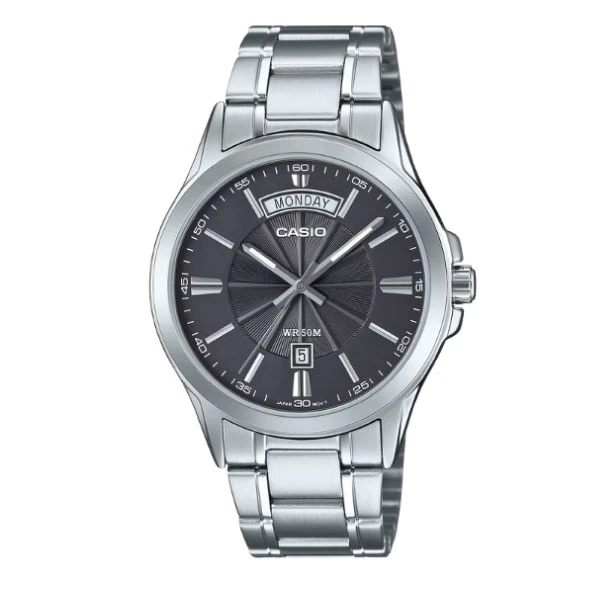 Casio Men 3-Hand Watch - Black / Silver | MTP-1381D-8AVDF