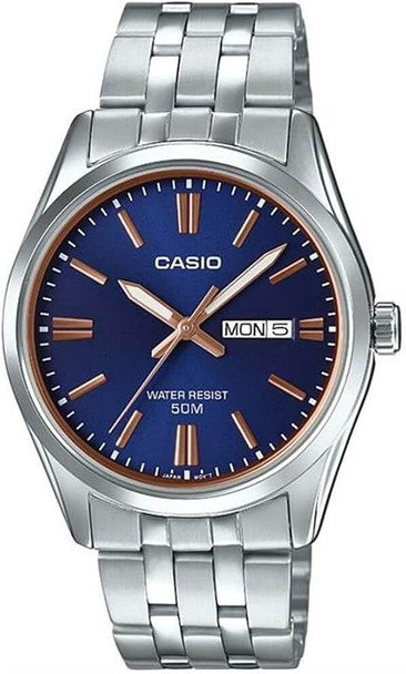 Casio Analog Watch Blue Dial Stainless Steel Bracelet | MTP-1335D-2A2VDF | 1333