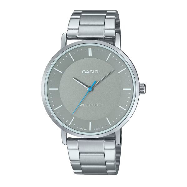 Casio Men 3-Hand Watch - Grey / Silver | MTP-VT04D-8EDF