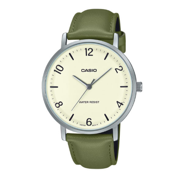 Casio Men 3-Hand Watch - Green | MTP-VT03L-7BDF