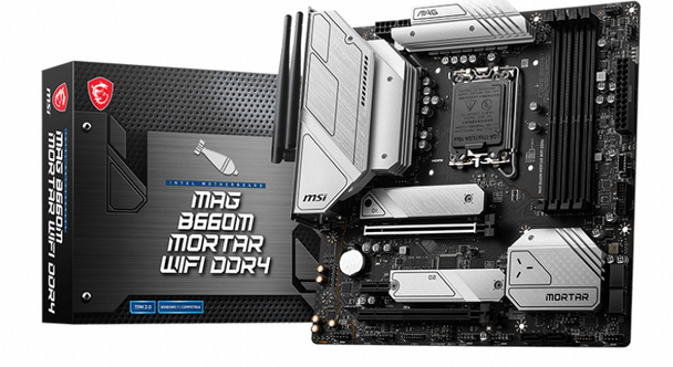 MSI MAG B660M Mortar DDR4 Gaming Motherboard