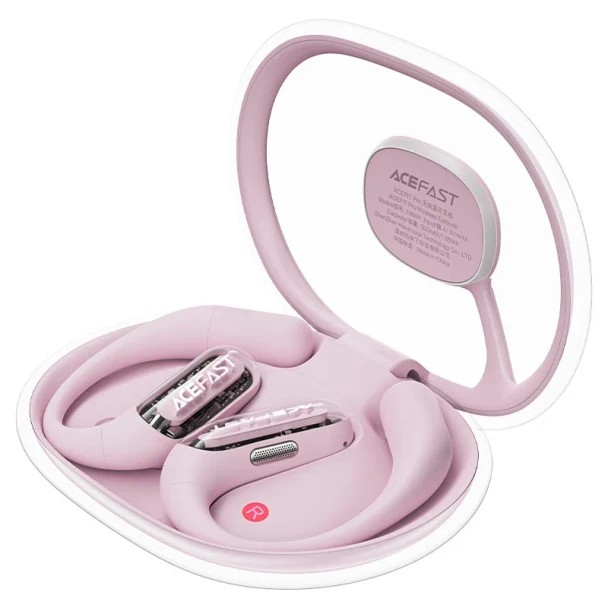 Acefast Ear-Hook Stereo Earbuds – Pink
