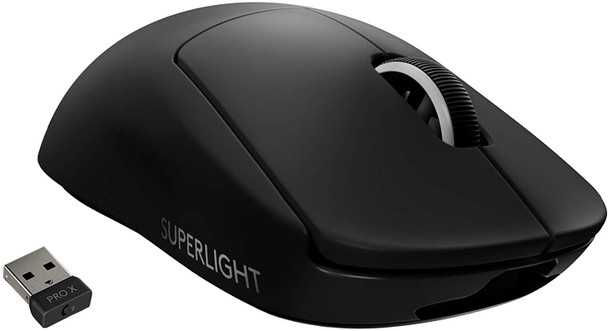 Logitech G Pro X Superlight Gaming Mouse, Black | 910-005878