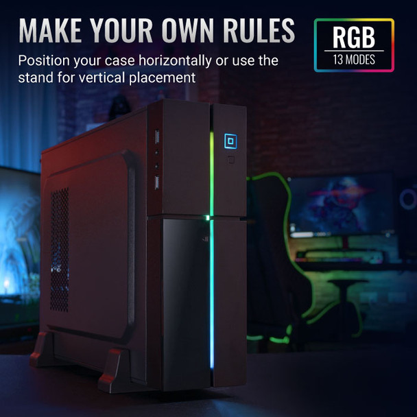 Aerocool Playa Slim RGB Slim Tower Case | Playa Slim