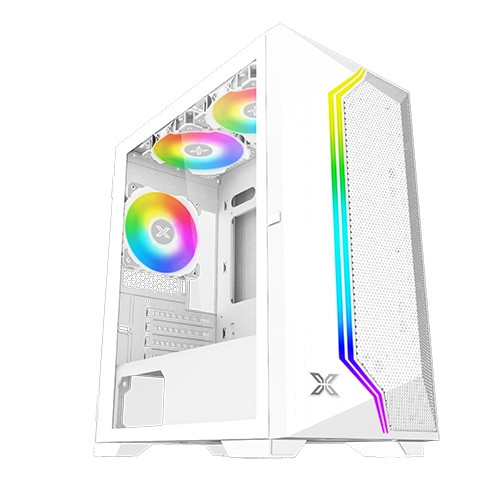 Gemini II Arctic White MATX ARGB Led 3pcs | EN48656