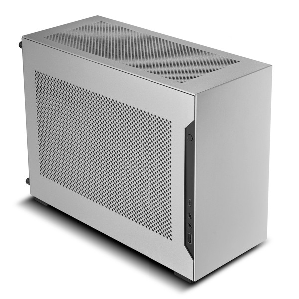 Lian Li A4-H2OA5 11L Mini-ITX PC Case Silver with PCIe 5.0 Riser