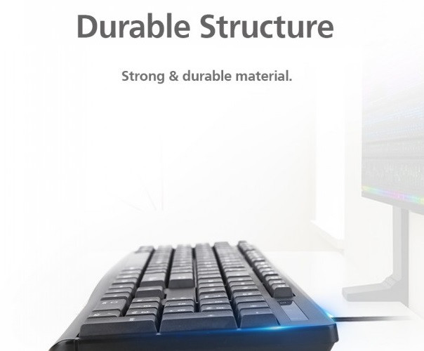 Micropack Compact Wired Keyboard, Black | K206