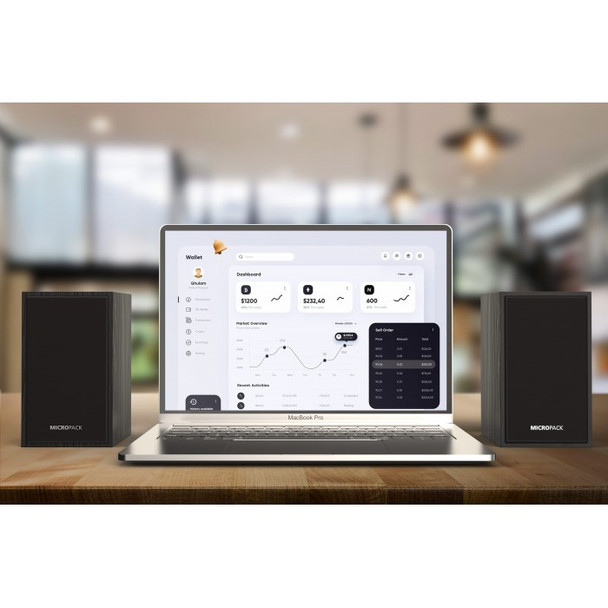 Micropack AC Wooden Portable Speaker | MS-215A