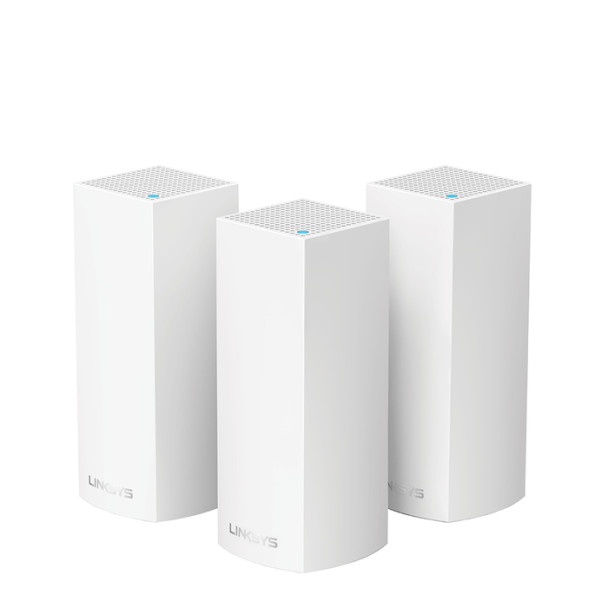 Linksys Tri-Band Intelligent Mesh WiFi 5 System 3-Pack | WHW0303
