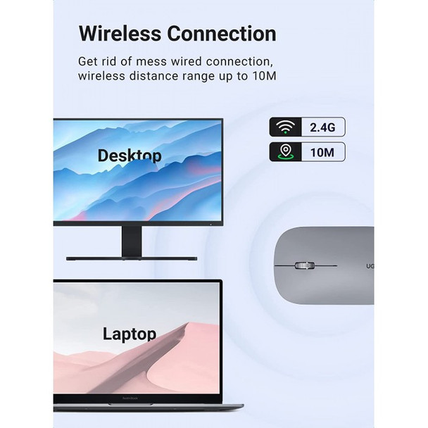 UGreen Portable Wireless Office Mouse | MU001 | 90373